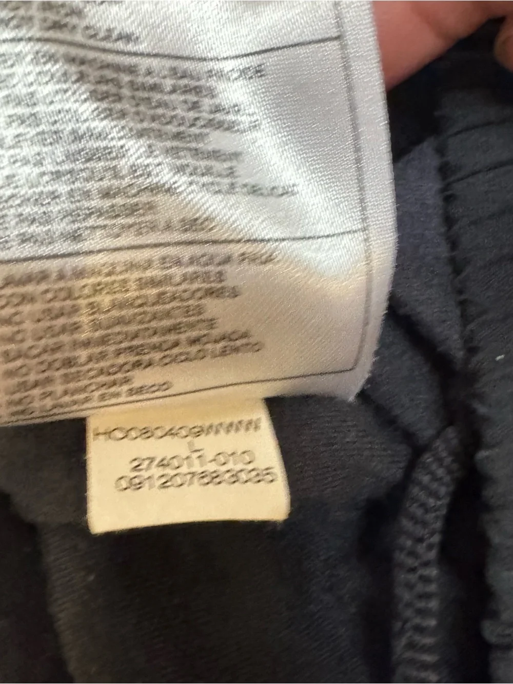 Nike Y2K Men’s Black Track Lined Baggy Athletic Pants Zipper Side Large